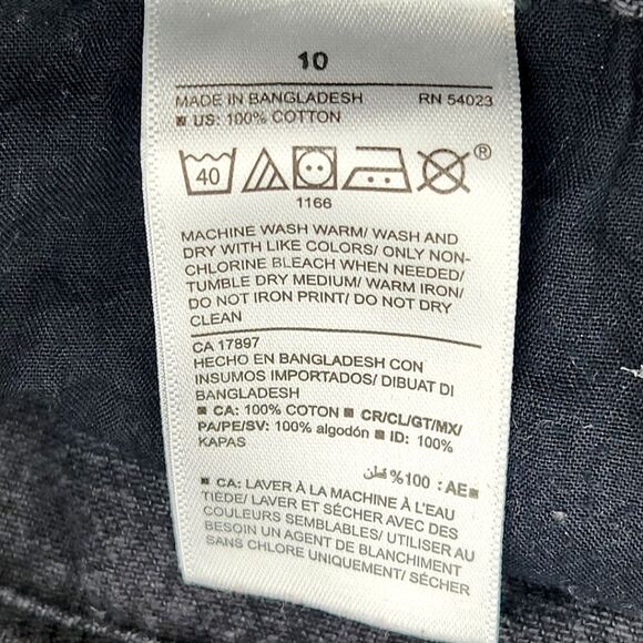 Old Navy Jeans Womens Size 10 High Rise Slouchy Straight Button Fly Everyday - Picture 4 of 7